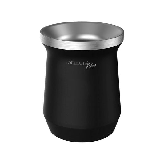 MATE 230ML ACERO INOXIDABLE NEGRO