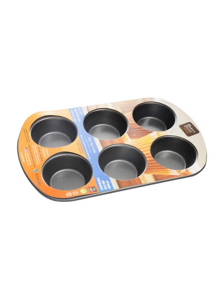MOLDE MUFFIN X6 ANTIAD. 28X18X3.2CM/0.4MM ESSENTIAL