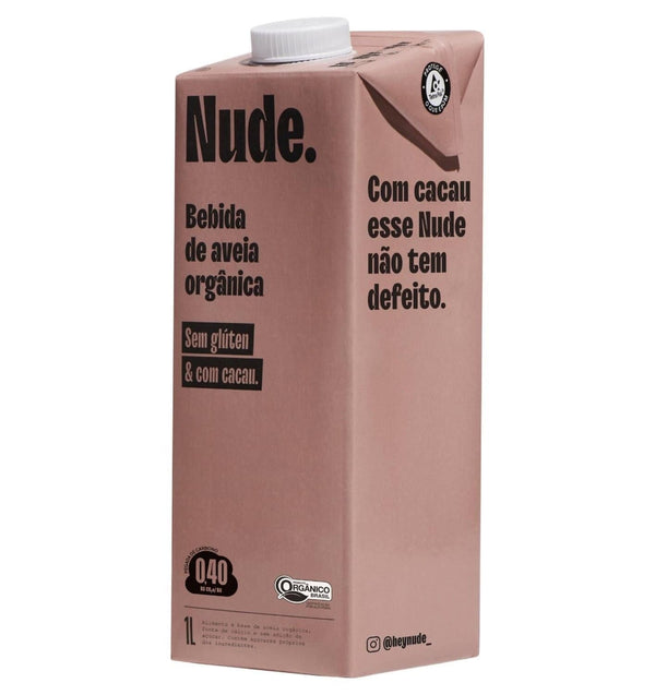Leche de avena organica con cacao 1 L - Nude