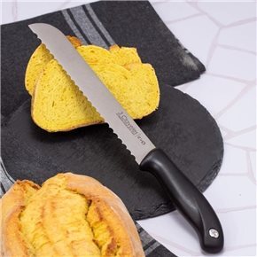 CUCHILLO PAN 20CM CAJA PVC EVO 3 CLAVELES