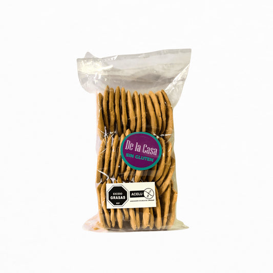 Galletas Crackers s/gluten Clasica con sal - De la casa