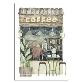 CUADRO CANVAS 30x40cm CAFETERÍA