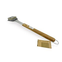 CEPILLO LIMPIADOR ACERO INOX 44CM MANGO MADERA