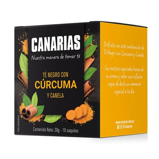 Té negro con curcuma y canela - Canarias