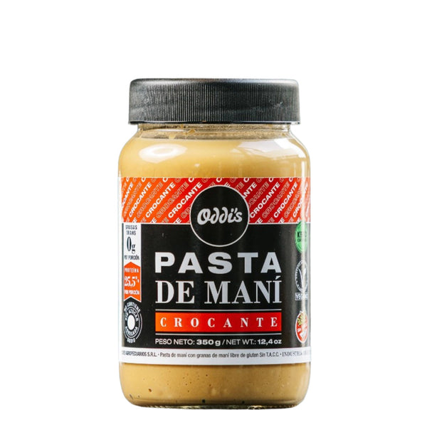 Crema de mani crunchy 350 g - Oddis
