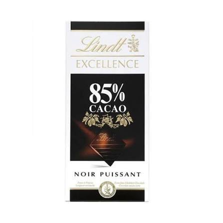 Chocolate Lindt excellence rich dark 85% cacao 100 g