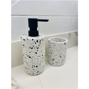 DISPENSADOR CERAMICA 7x18CM TERRAZO