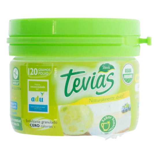 Endulzante stevia en polvo 120gr - Tevias