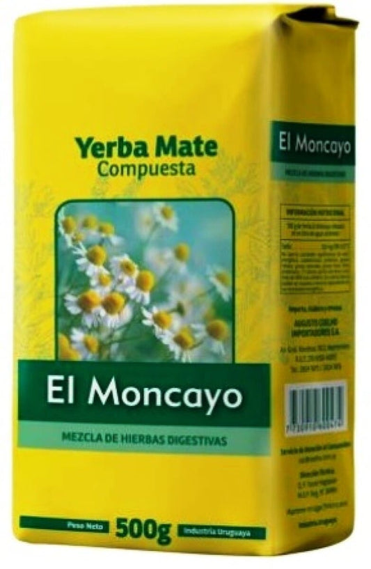 Yerba mate con hierbas digestivas 500 grs - El Moncayo