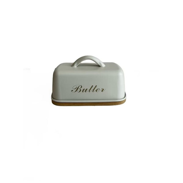 MANTEQUERA DE METAL 15X10X8.5CM NATURAL