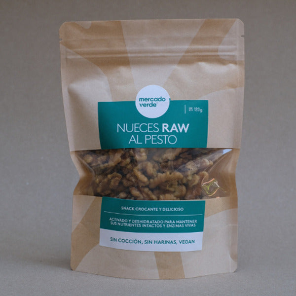 Nueces Raw al Pesto Mercado Verde