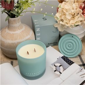 VELA AROMATICA 295ML SERENITY HAWAIIAN SURF