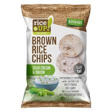 Chips de arroz crema y cebolla 120 g - Rice Up