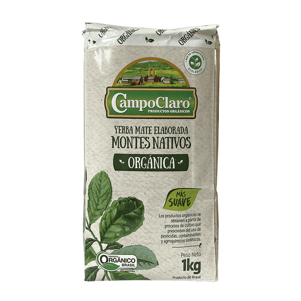 Yerba mate elaborada montes nativos 1kg - Campo claro