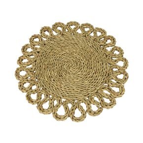 INDIVIDUAL CIRCULAR SEAGRASS D38CMS NATURAL
