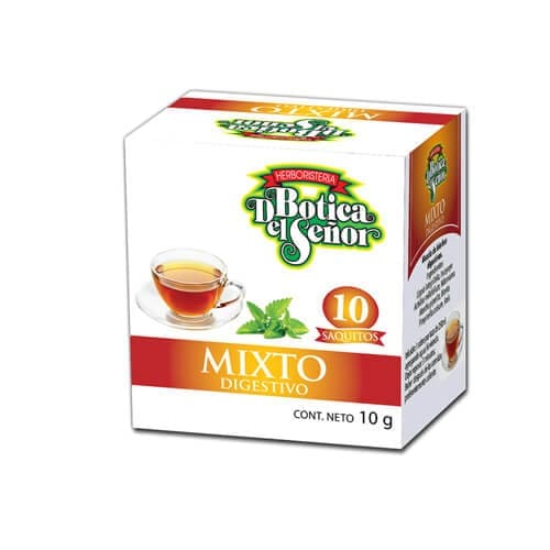 Té mixto digestivo 10 saquitos-  Botica Del Señor