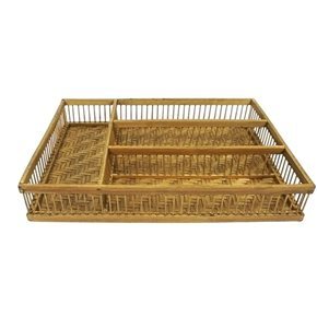 CUBIERTERA 36x26xH6CMS BAMBU