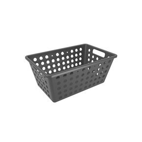 CESTO RECTANGULAR 28.7x19x12CM COZA NEGRO
