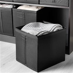 ORGANIZADOR TELA 28x28x28CM GRIS