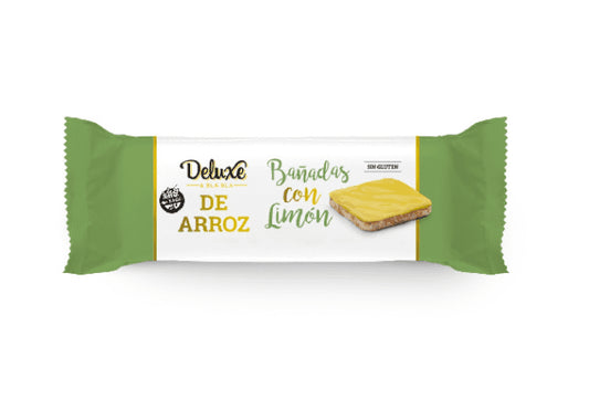 Galletas de arroz bañadas sabor  limon - Deluxe