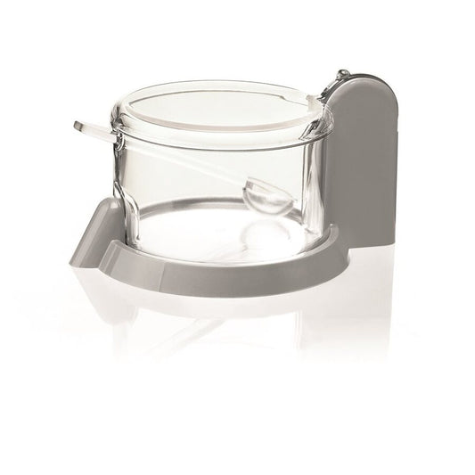 CONTENEDOR GRIS MULTIUSO C/TAPA Y CUCH FORMECASA