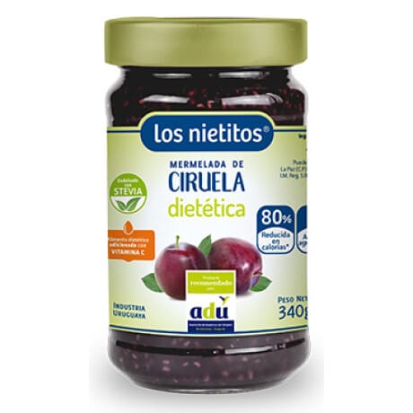 Mermelada dietetica de ciruela - Los nietitos