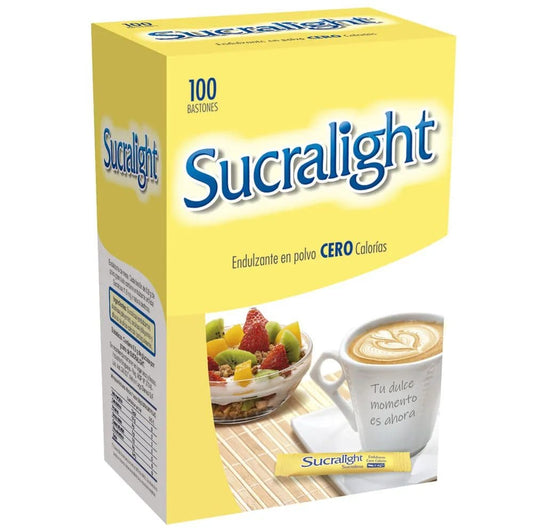 Endulzante en polvo sucralosa 100 sobres - Sucralight