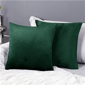 ALMOHADON VELVET 40x40CM VERDE ESMERALDA