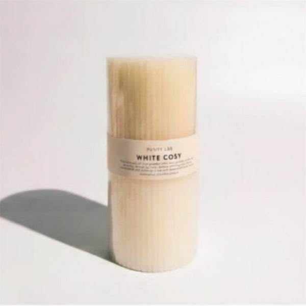 VELA PILAR PURITY LAB D7xH10CM WHITE COSY