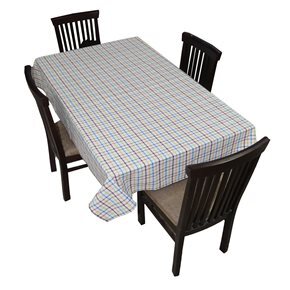 MANTEL ALGODÓN 140X180CM CUADROS MULTICOLOR