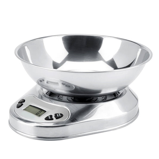 BALANZA DE COCINA 22X18X10CM ACERO INOX