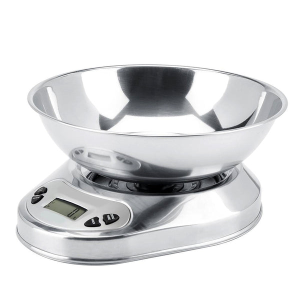 BALANZA DE COCINA 22X18X10CM ACERO INOX