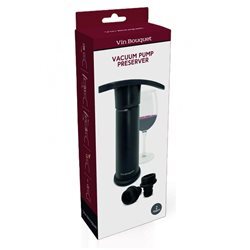 BOMBA VACIO MANUAL NEGRA VIN BOUQUET