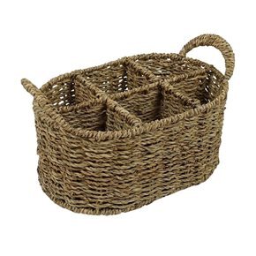 ORGANIZADOR 6 DIV. 18x28xH13CMS FIBRA NATURAL