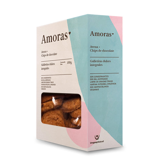 Galletitas integrales de chispas de chocolate - Amoras