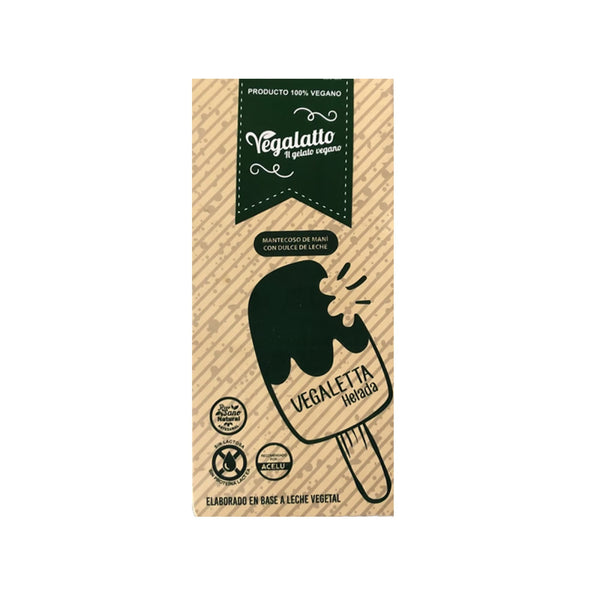 Paleta helada mantecoso de mani - Vegaletta