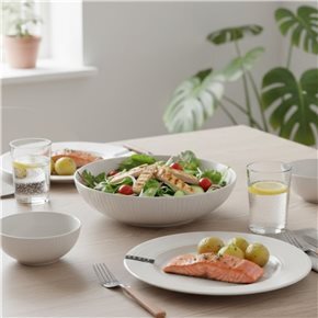 PLATO PASTA POCELANA D23CM CROFT