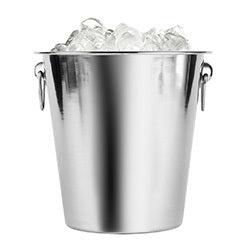 CHAMPAGNERA INT.ACERO BRILLO EXT. MATE D21CM