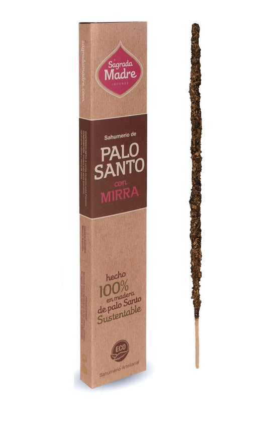 Sahumerio de palo santo con mirra - Sagrada madre