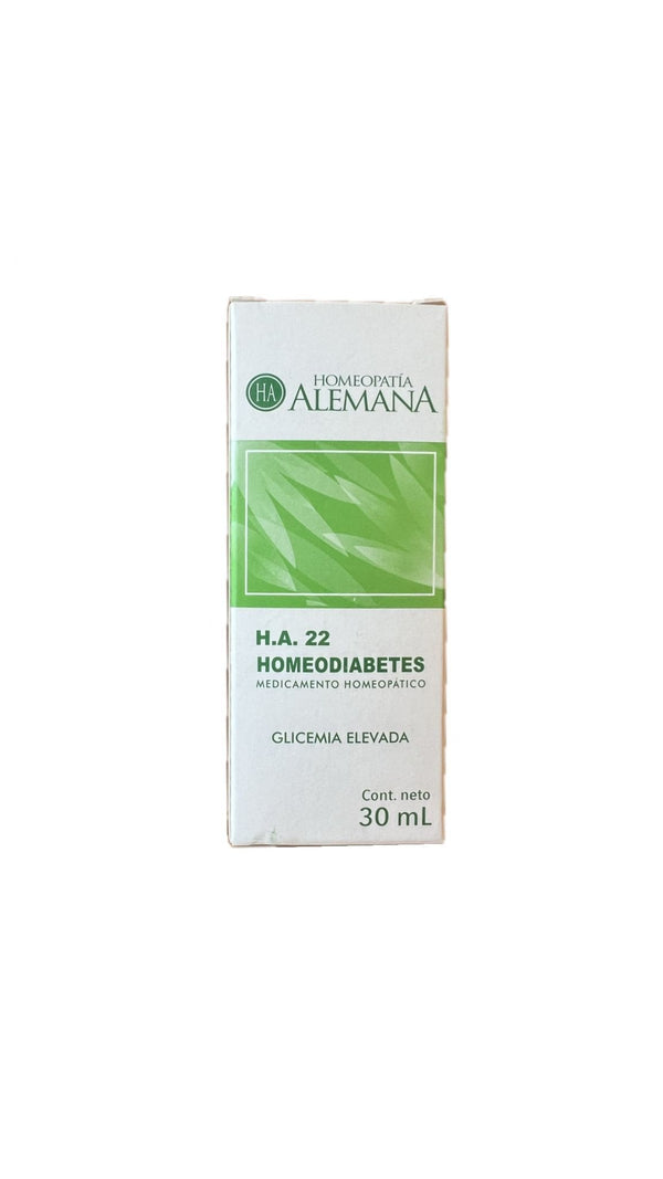Homeodiabetes 22 - Homeopatia alemana