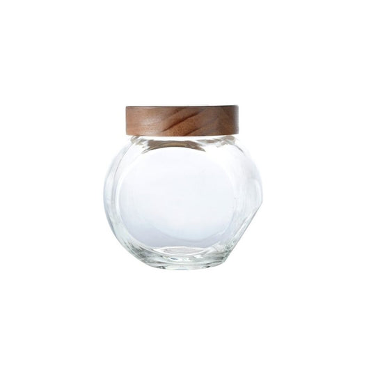 GALLETERO VIDRIO 1.25L TAPA MADERA
