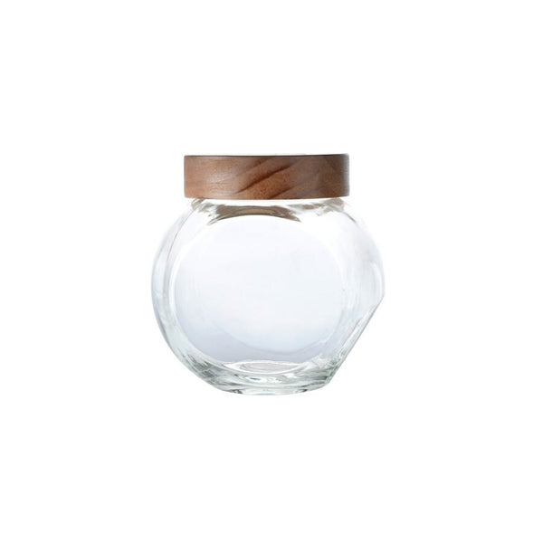 GALLETERO VIDRIO 1.25L TAPA MADERA
