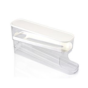 HUEVERA 2 NIVELES DOCENA 32x9x15CM BLANCO