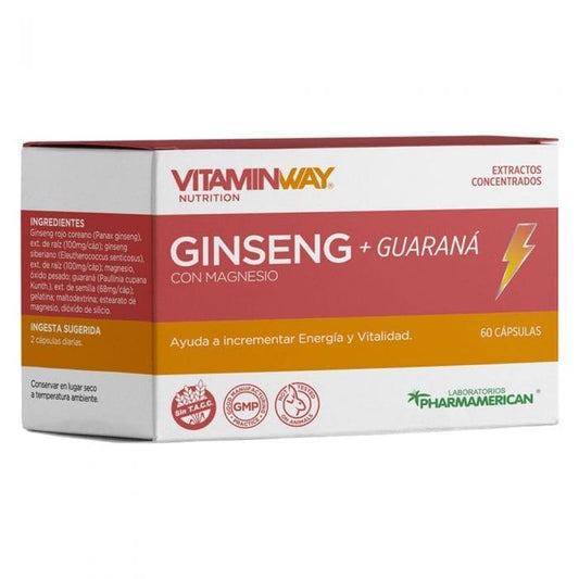 Ginseng + guarana - Vitaminway