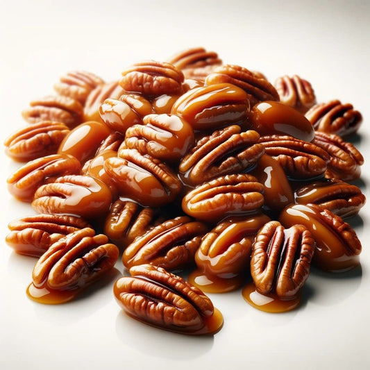 Nueces pecan caramelizadas 80 grs - Quiero Natural