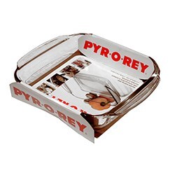 55478 ASADERA CUADRADA 1.6 LT PYR-O-REY CRISA