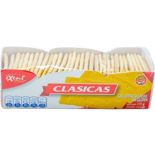 Galletas saladas clasicas sin tacc - Exeint