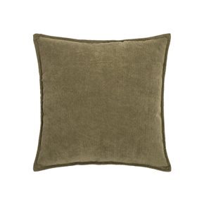 ALMOHADON DE PANA 45x45CM VERDE OLIVA