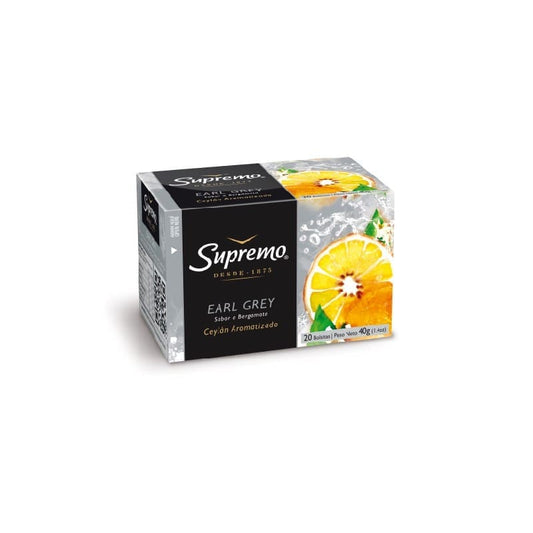 Té earl grey sabor bergamota - Supremo