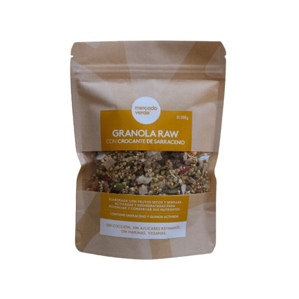 Granola raw crocante - Mercado Verde